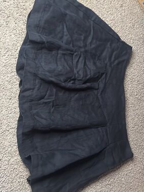 a new day Black Circle Skirt with shorts under neath